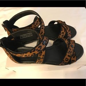 TopShop Animal Print Sandal